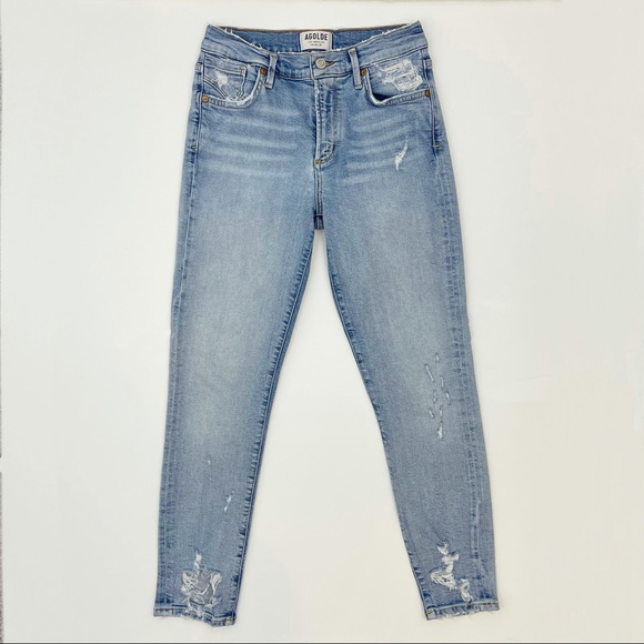 AGOLDE Cropped Denim Jeans - Picture 7 of 12